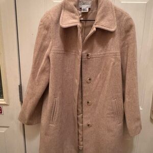 Cabin Creek Women's Classic Beige Pea Coat